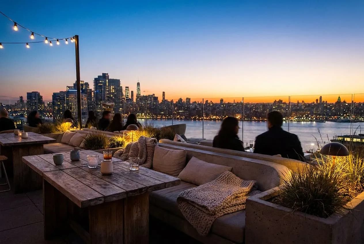 World Cup Rooftop Watching in Brooklyn