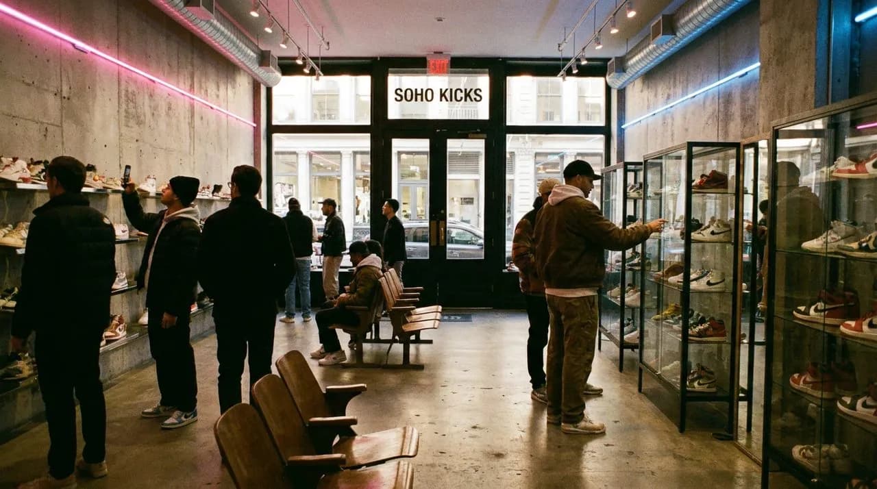Off-Day Kicks: World Cup Stars Hit SoHo's Sneaker Shops