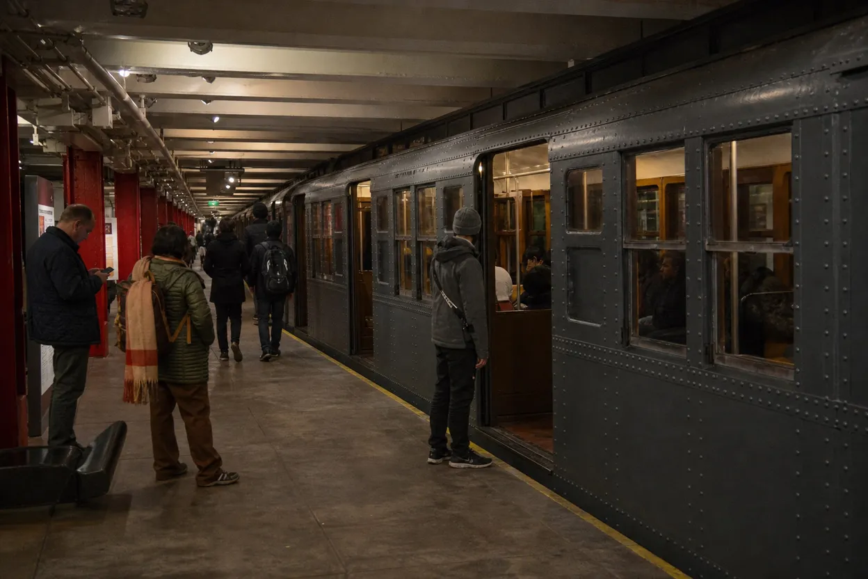 Cover scene for NY Transit Museum Platform Rooms: A Rainy Stop for Train-Curious Kids