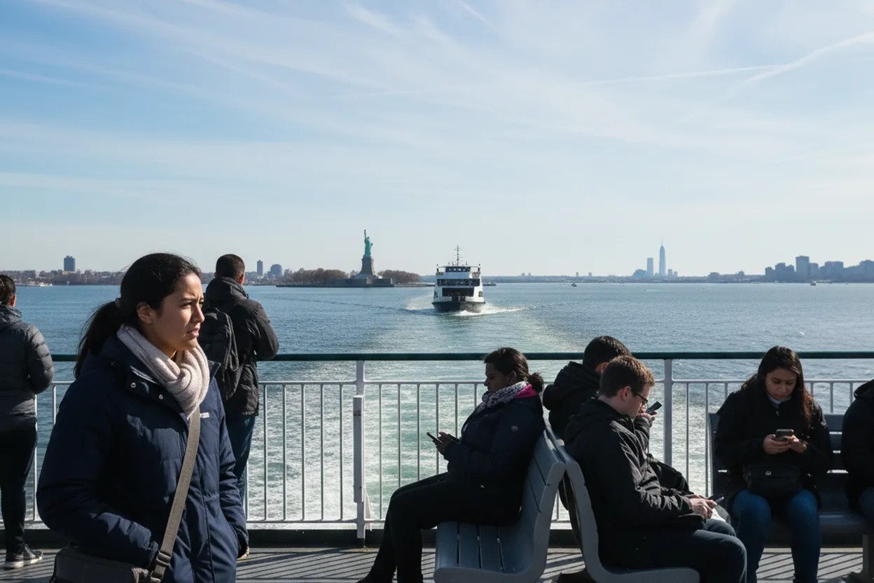 NYC experience scene for NY Waterway Summer 2026: Kids Ride Free Ferry Deals for NYC Families