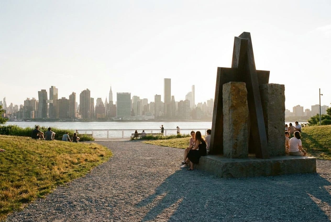 Ocarina of Time Remake Mood at Socrates Sculpture Park - scene