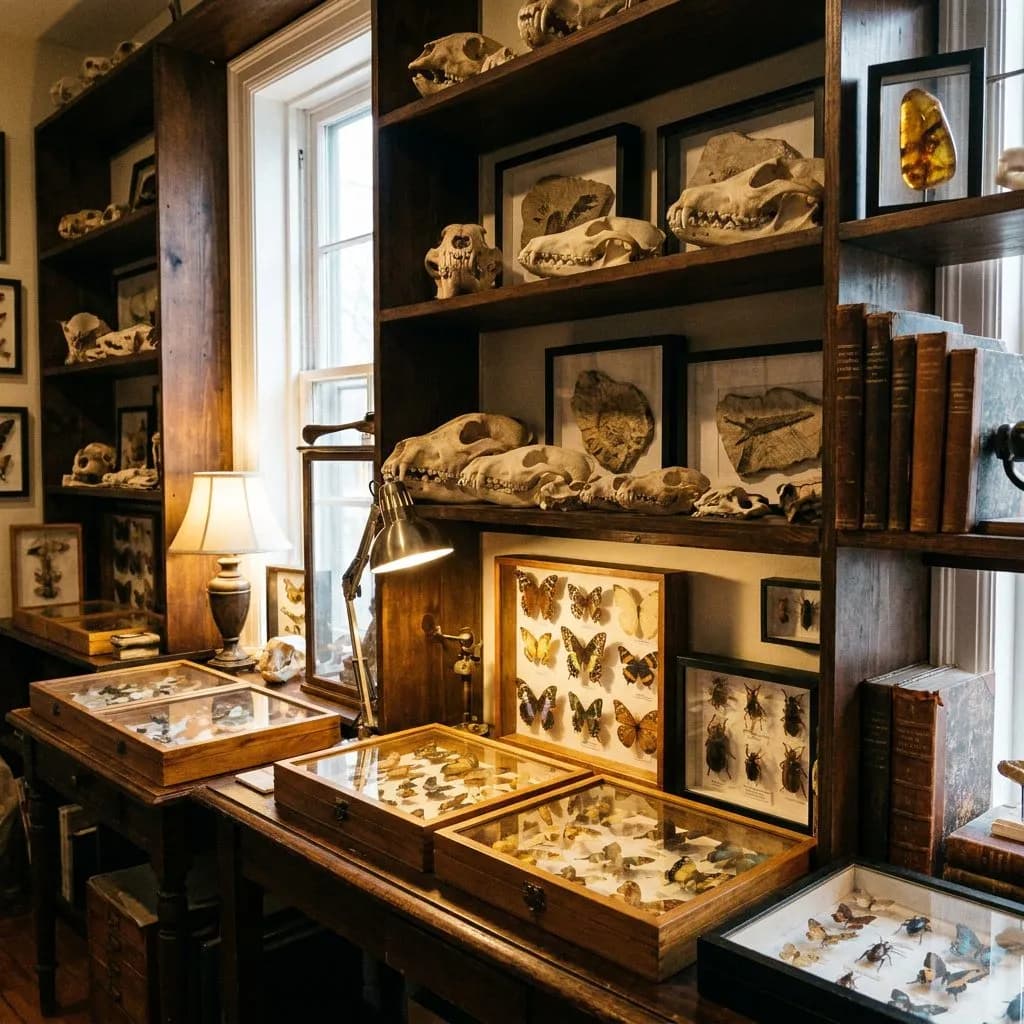 Cabinet of Curiosities in a Lower Manhattan Basement