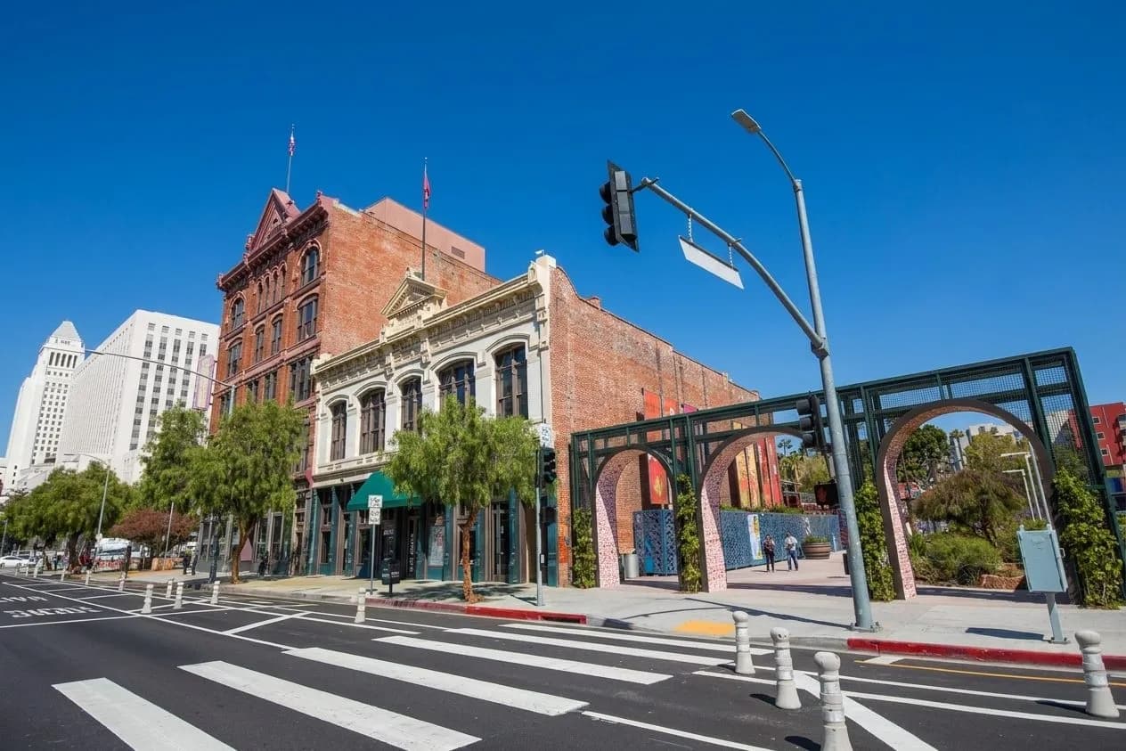 Olvera Street and La Plaza in downtown Los Angeles