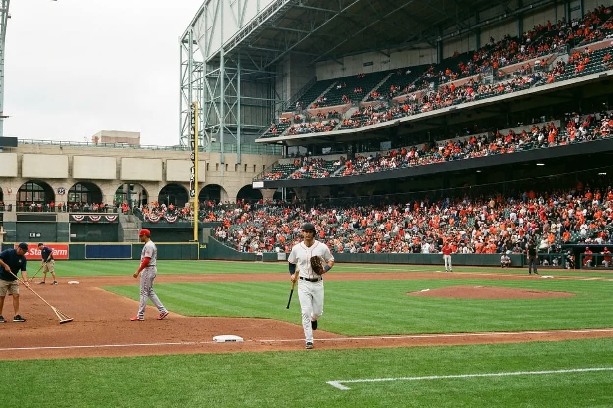 Baseball editorial scene for Orioles vs Red Sox: Pitching Duel and Key Batters