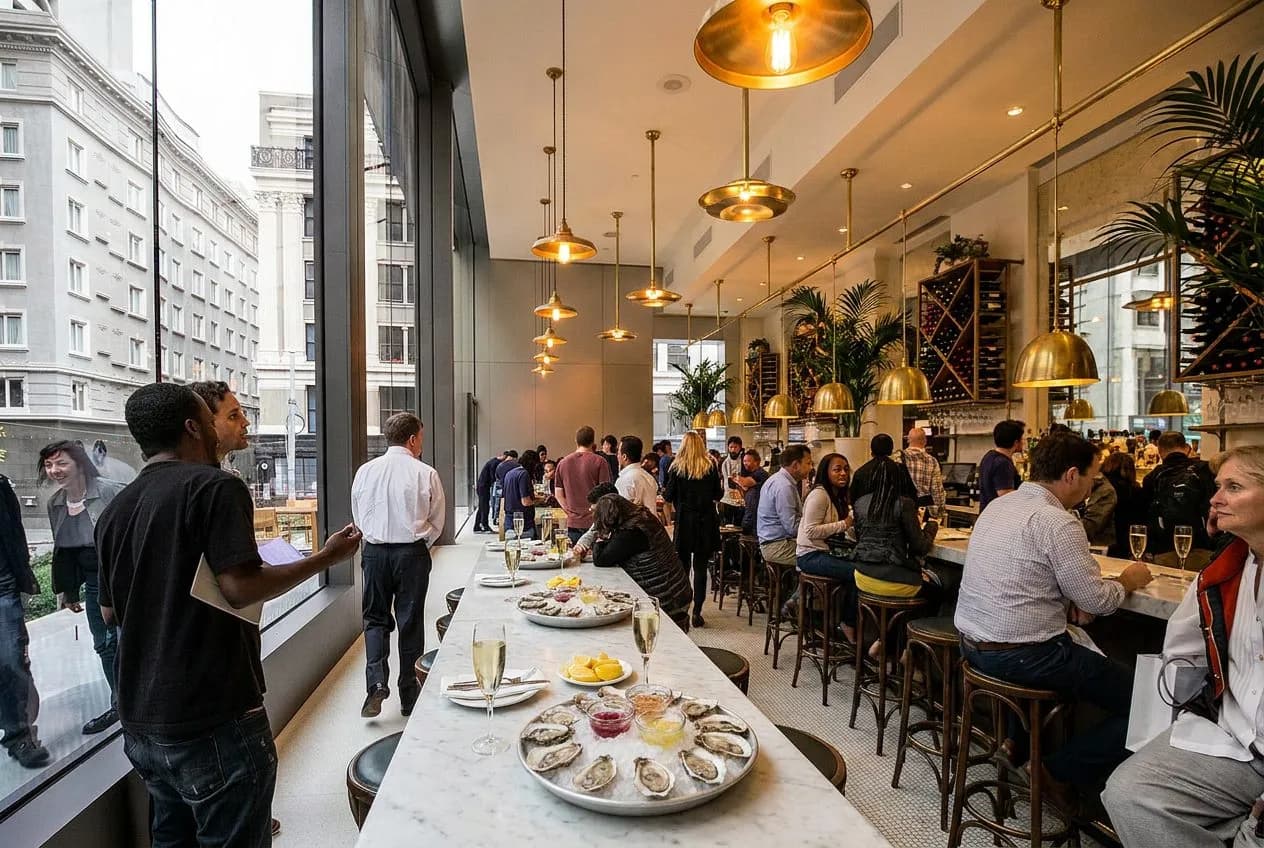 Oyster Bars and Champagne Counters in the Flatiron District