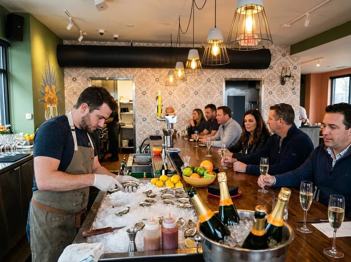 Oyster Bars and Champagne Counters in the Flatiron District