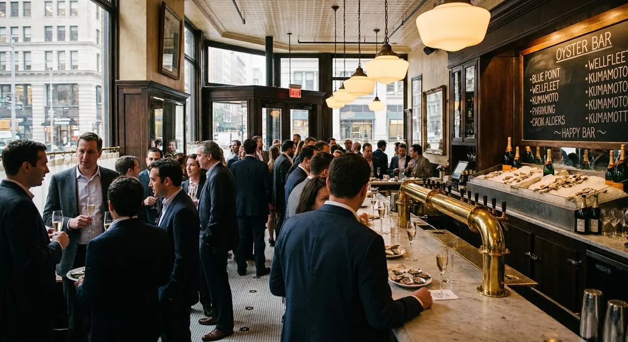 Oyster Bars and Champagne Counters in the Flatiron District