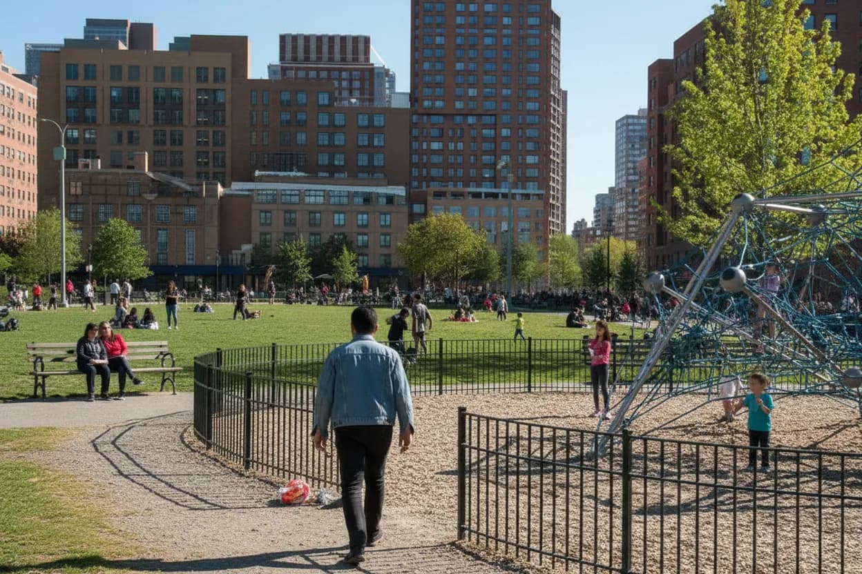 NYC experience scene for Park of the Americas Kids in Motion: A Free Corona Play Stop Near Transit