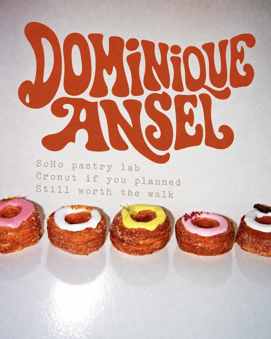 Dominique Ansel Bakery — laminated viennoiserie case, SoHo