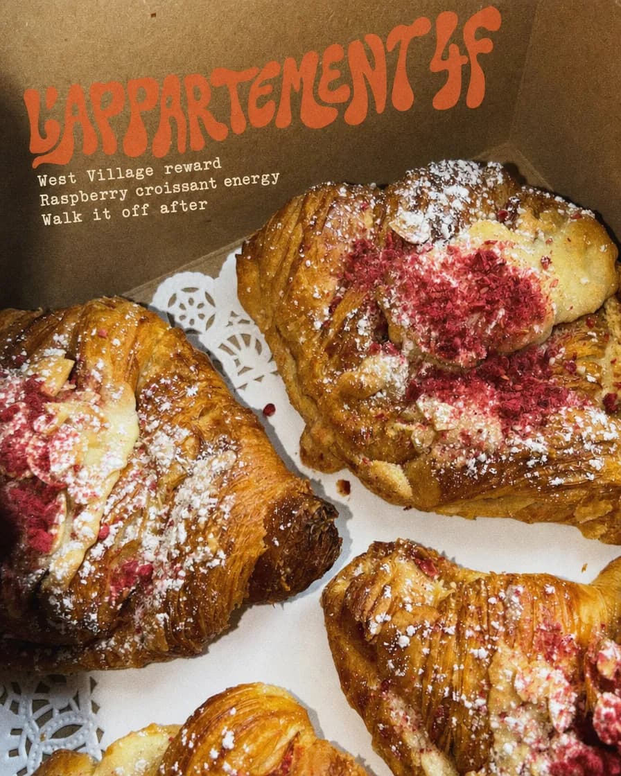 L'Appartement 4F — croissants and viennoiserie, West Village