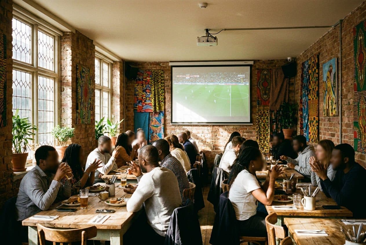 A Peckham Restaurant in London Where Scotland vs Brazil Brings the Neighbourhood Together - cover