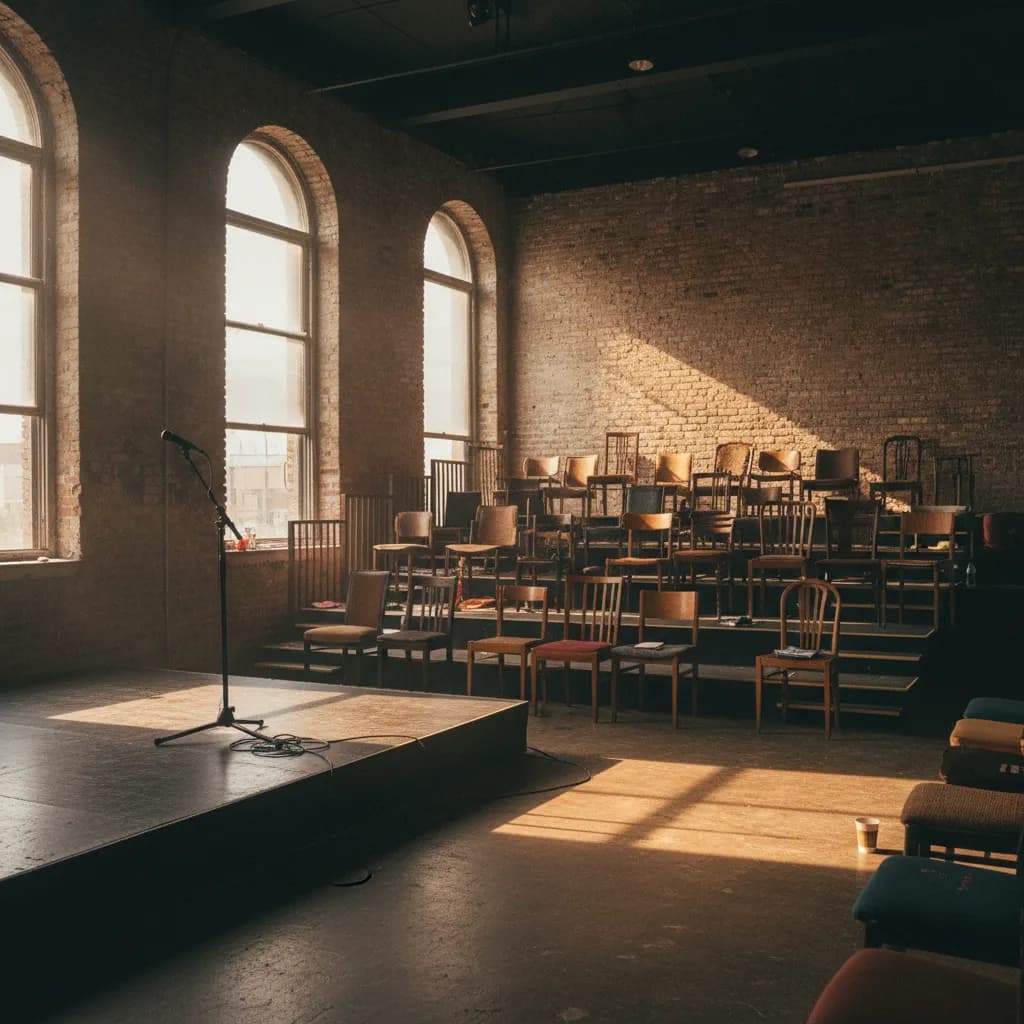 Editorial-style detail scene for Performance Space New York in New York.