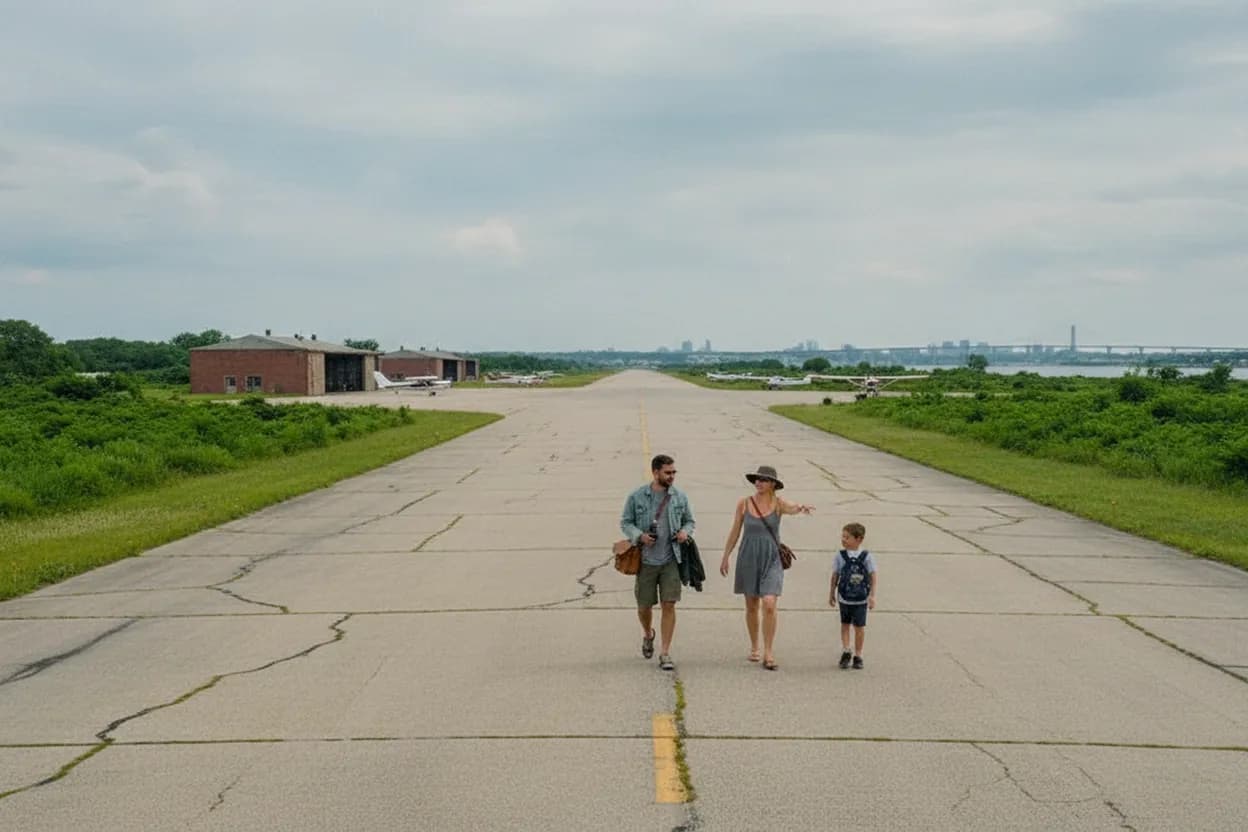 Cover scene for Perseids From Floyd Bennett Field: A Car-Light Night-Sky Check for NYC