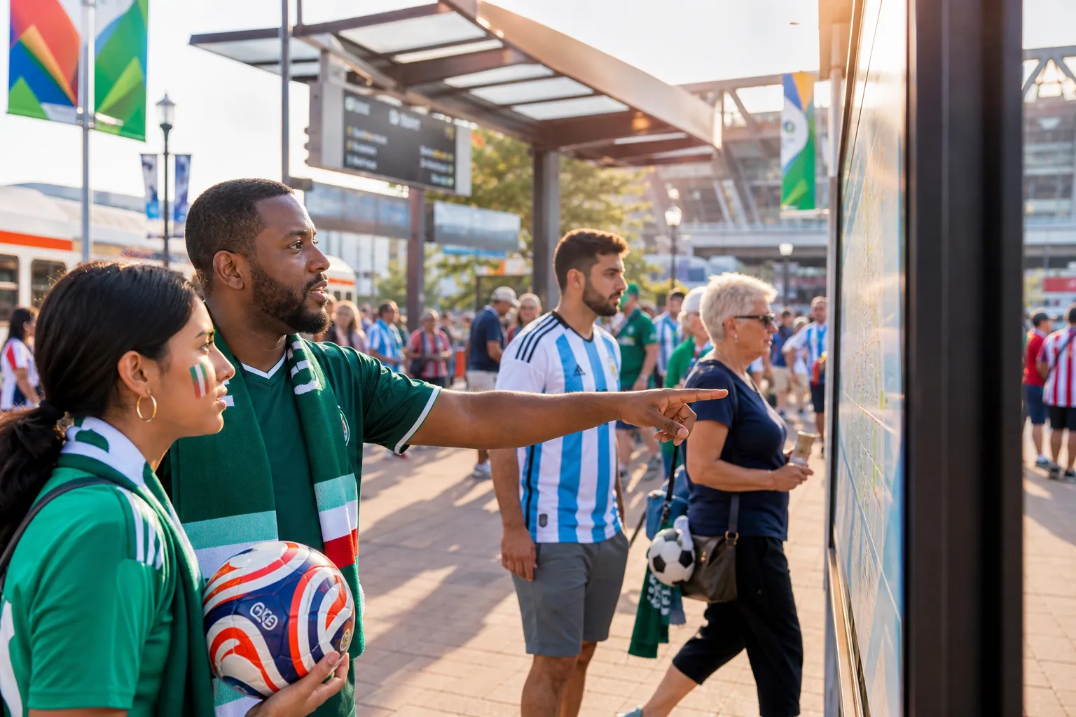 Philadelphia World Cup match-day scene