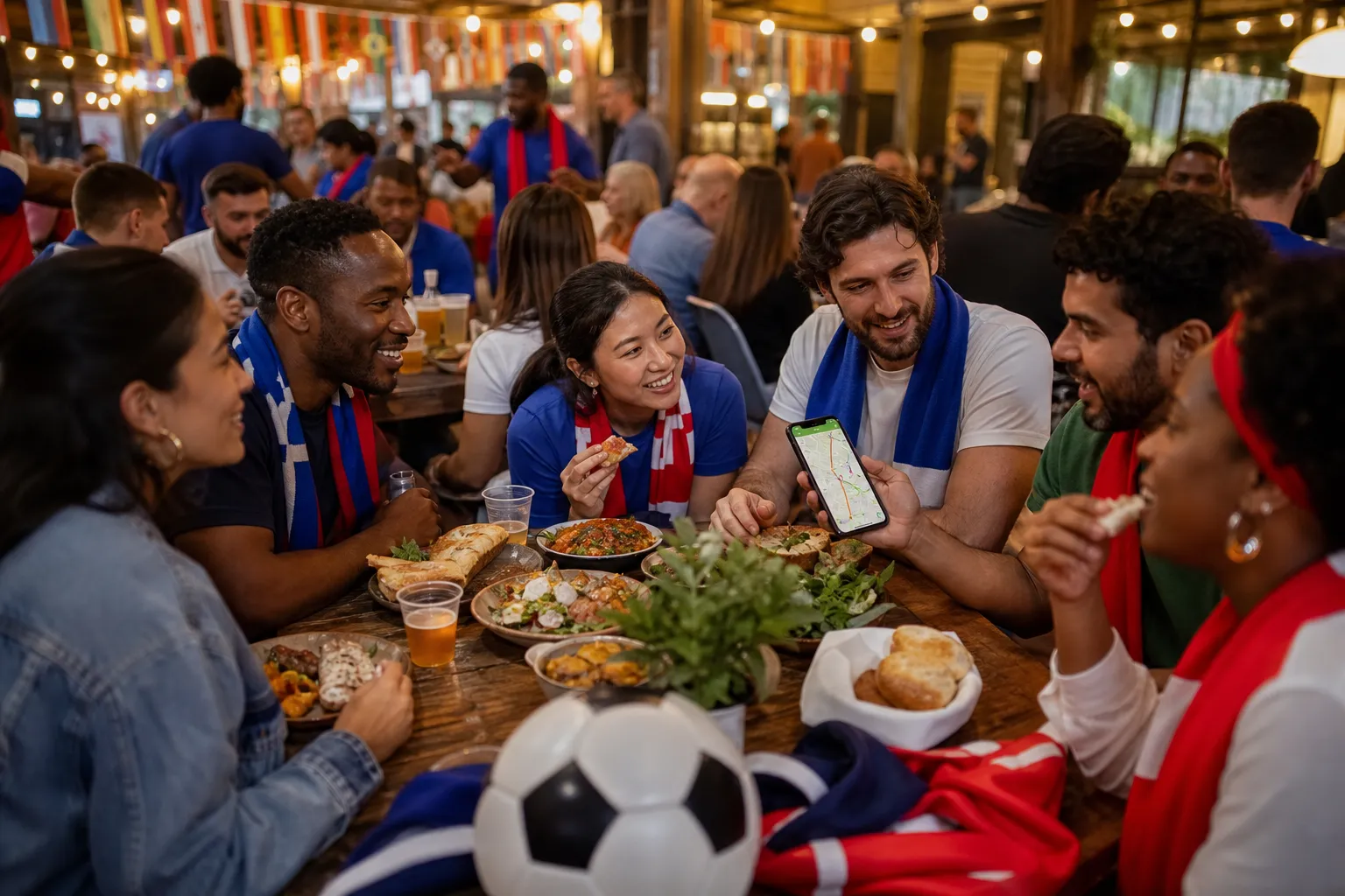 Philadelphia World Cup match-day scene