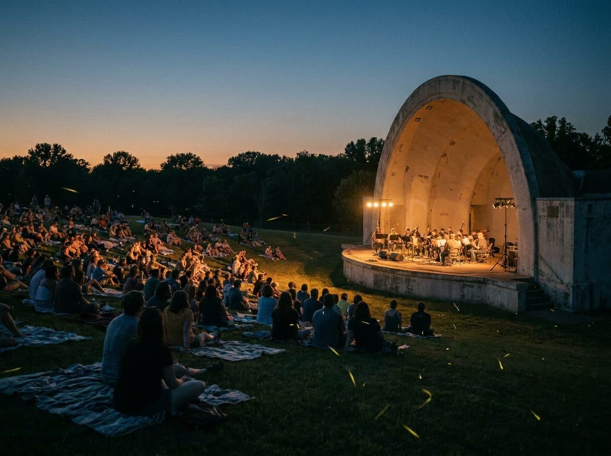 Phoebe Bridgers Covers at the Free Bandshell Summer Series - scene