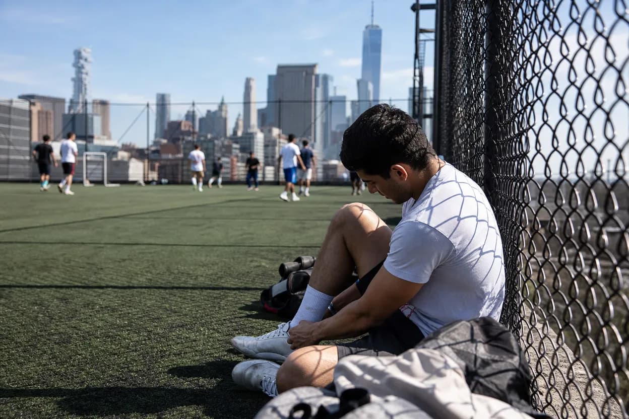 Editorial detail for Pier 40 Rooftop Soccer: A Casual Hudson River Game Plan