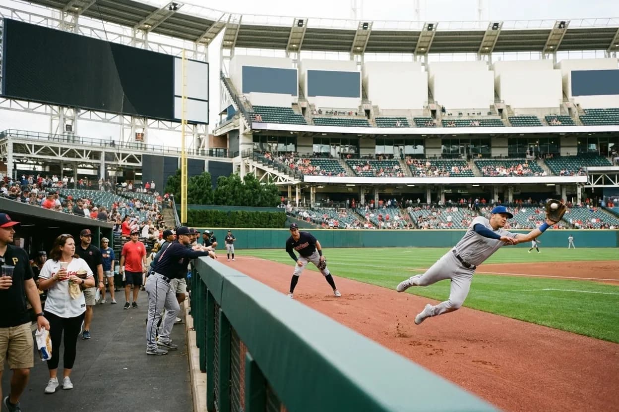 Baseball editorial scene for Pirates vs Guardians: Rosters, Injuries, and Top Performers