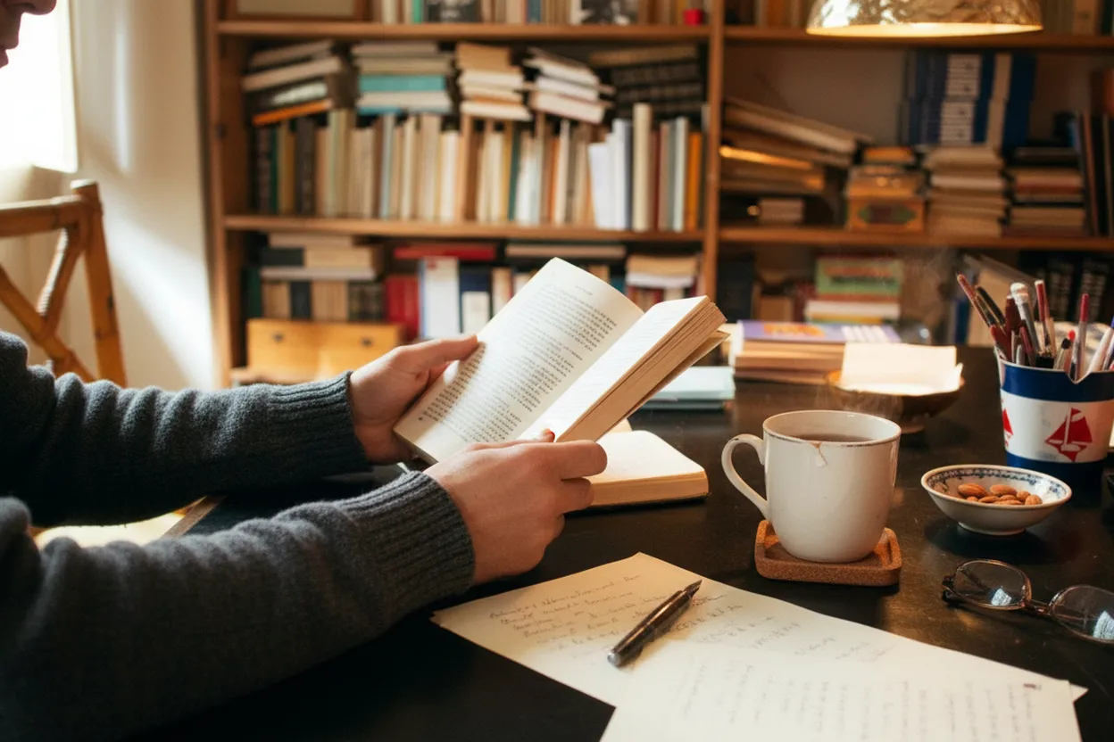 Editorial detail for Poets House Library: A Quiet Battery Park City Hour With Hudson Views