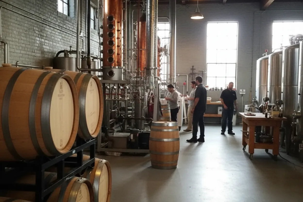 Cover scene for Port Morris Distillery for a Bronx Spirits Night Before the Ride Home