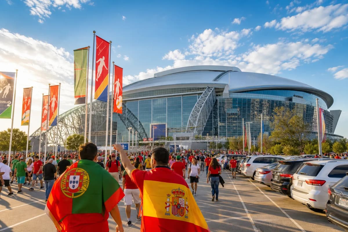 Portugal vs Spain in Dallas: AT&T Stadium Parking, Heat, and the 3 p.m. Plan
