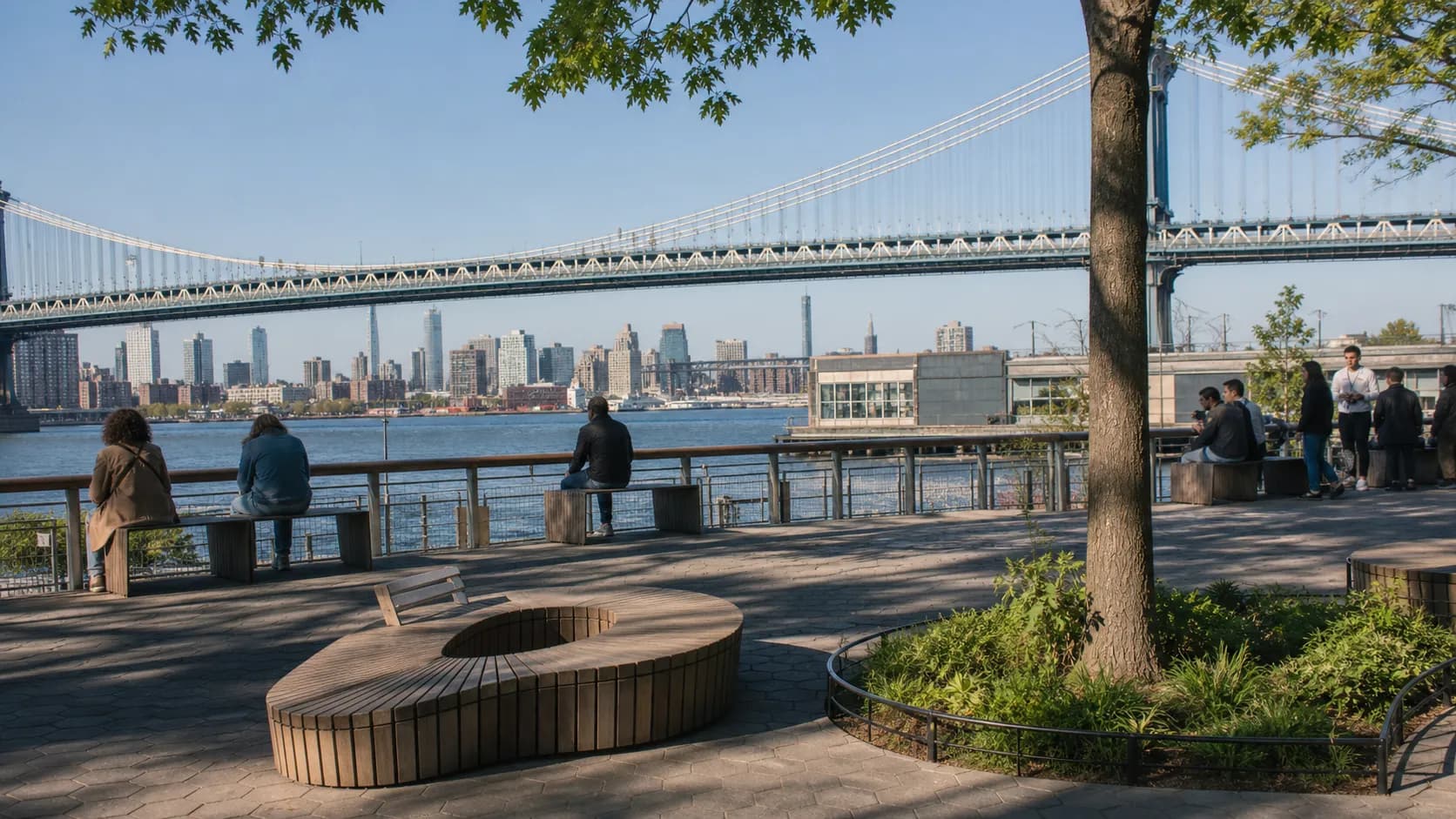 Realistic city scene for powerball: A NYC Plan for Lower East Side
