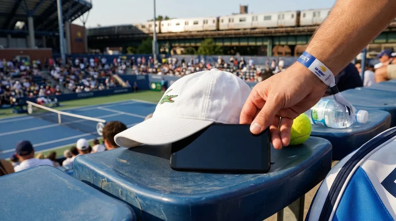 Photorealistic New York scene for Preventing Phone Overheating During Hot US Open Sessions.