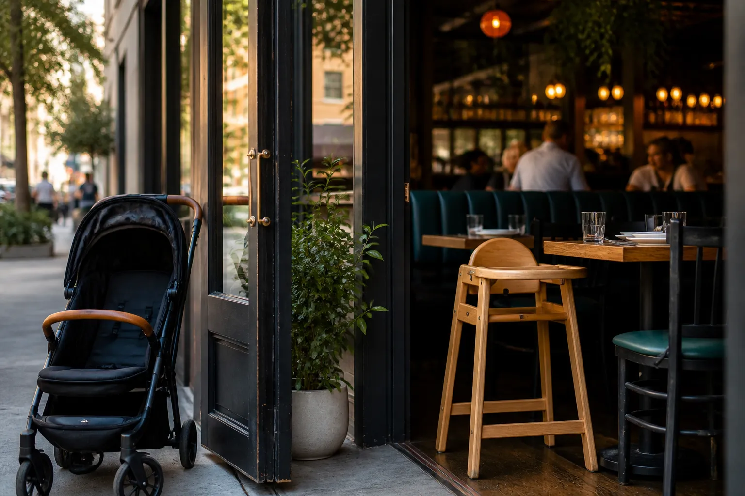 Cover image for Toddler Friendly Restaurants NYC Room For Strollers And High Chairs in NYC.