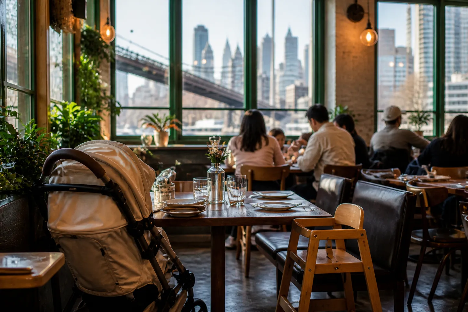 Inline image for Toddler Friendly Restaurants NYC Room For Strollers And High Chairs in NYC.