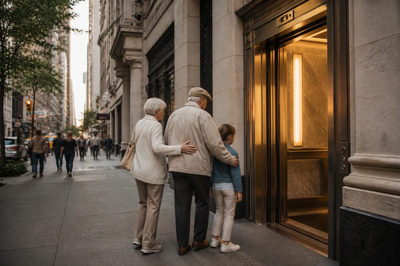 Local NYC scene for NYC Itinerary With Grandparents Grandparents And Grandkids.