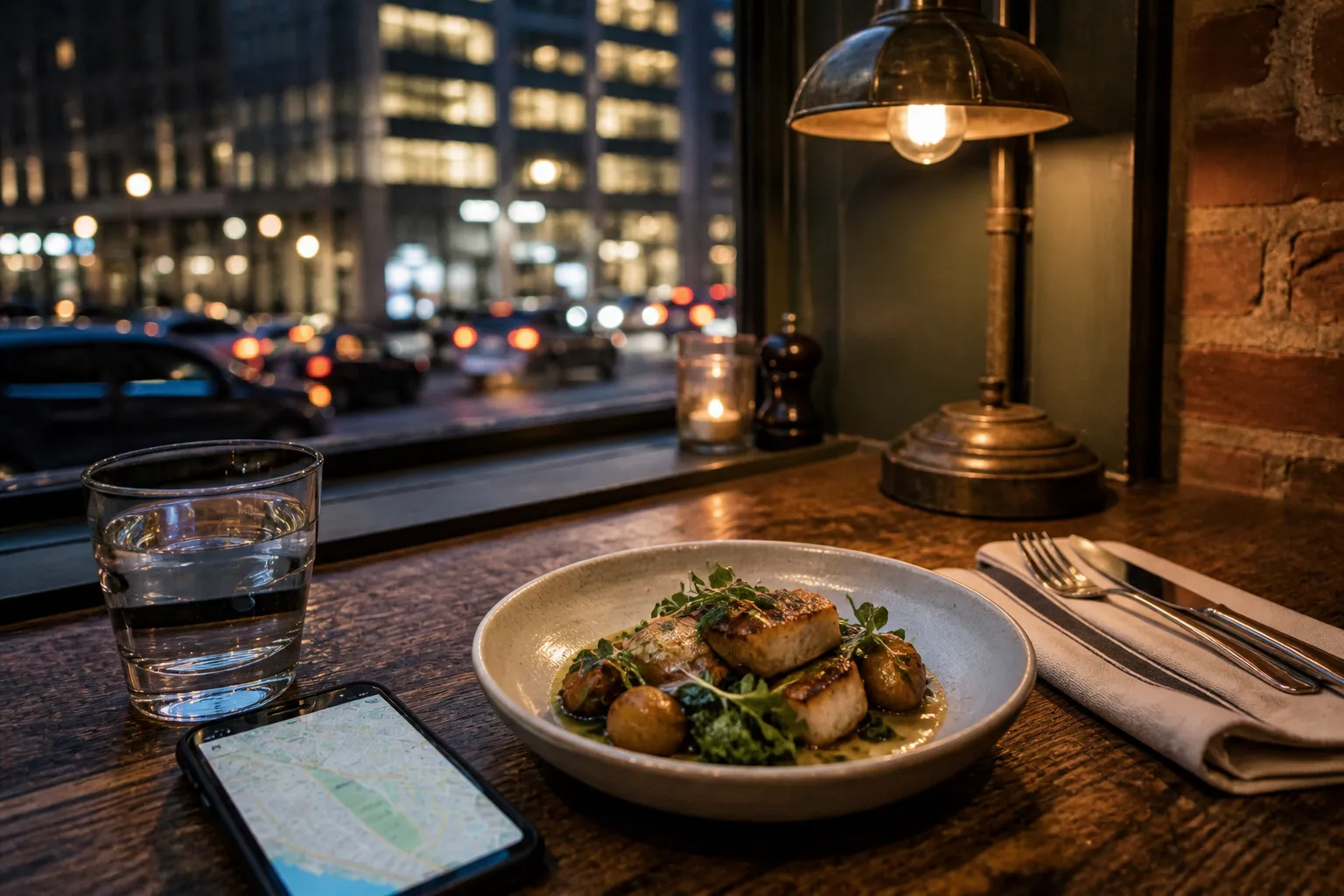 Inline image for Quick Pre Theater Dinner NYC Dinner In Under 45 Minutes in NYC.