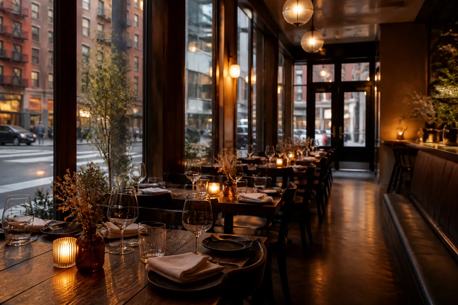 Local NYC scene for Early Bird Dinner NYC Arriving Before 6 PM For.
