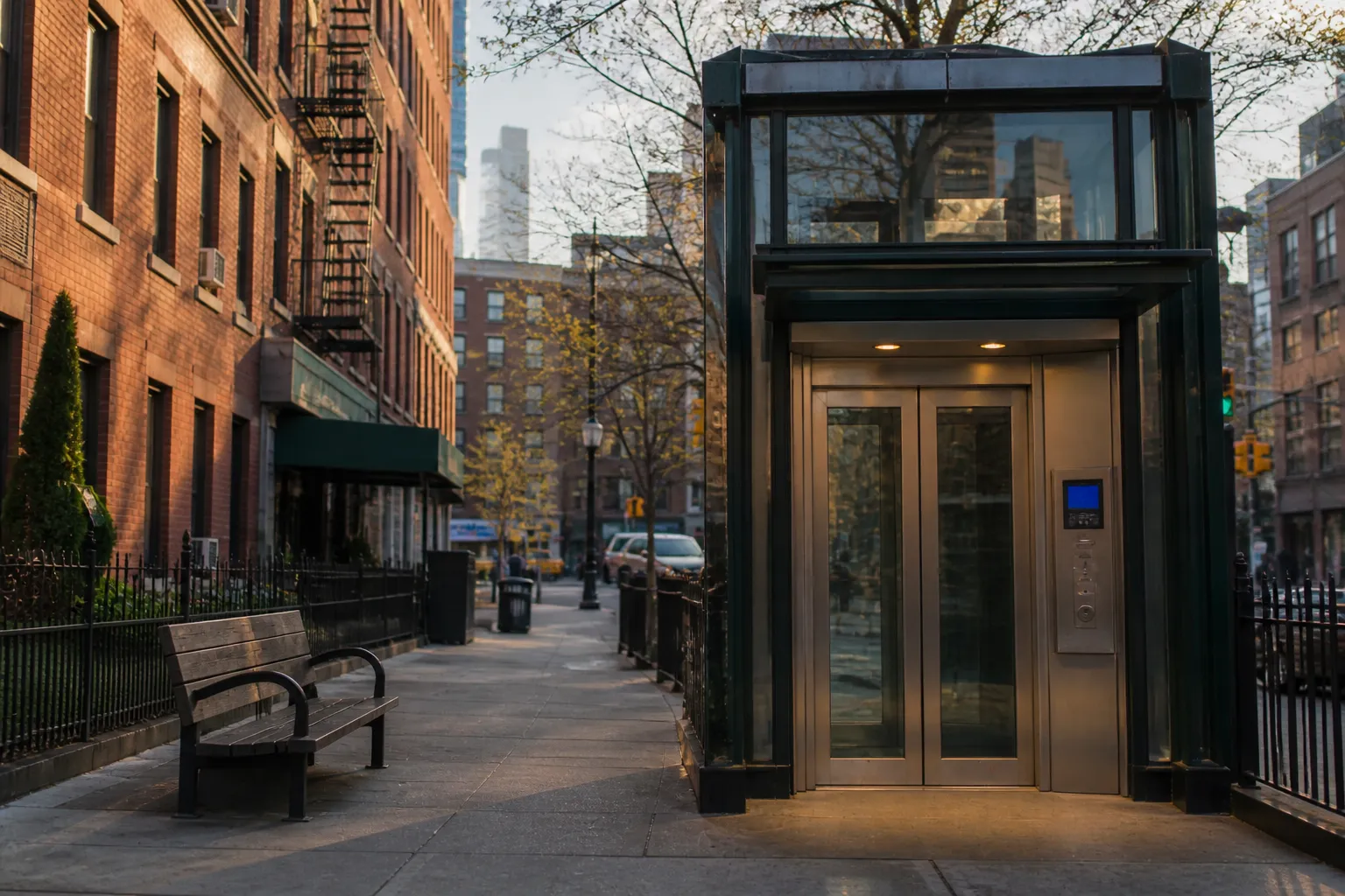 Local NYC scene for Low Walking NYC Itinerary For Visitors With Chronic Pain.