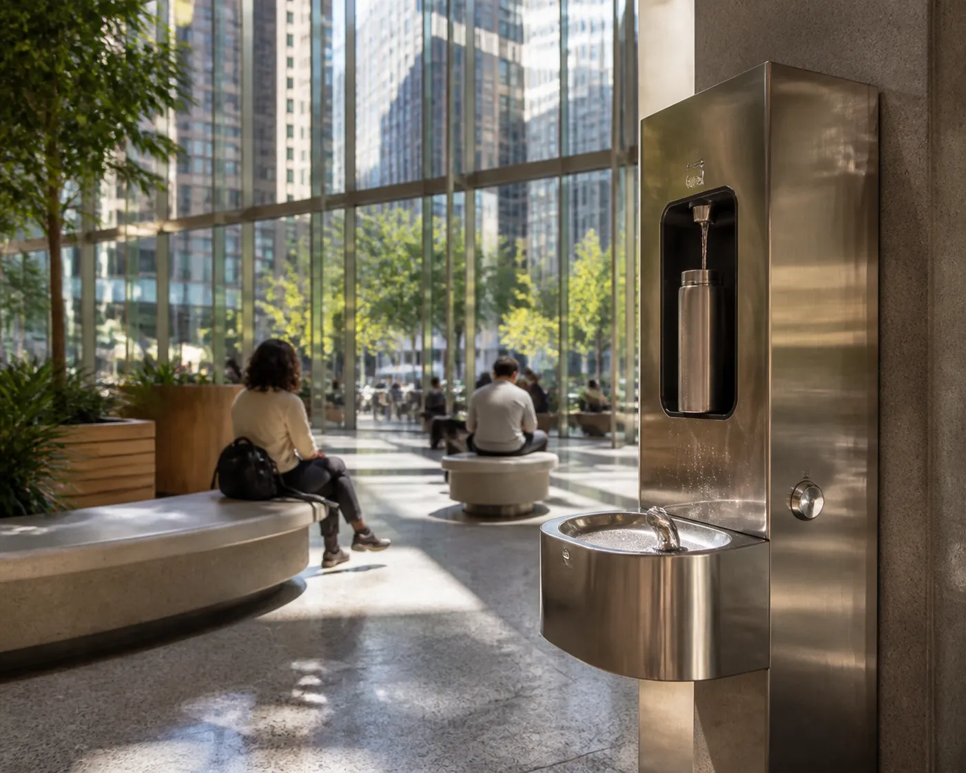 Cover image for Water Refill Stations NYC NYC Water-Bottle Refill Stations And Public Fountains in NYC.