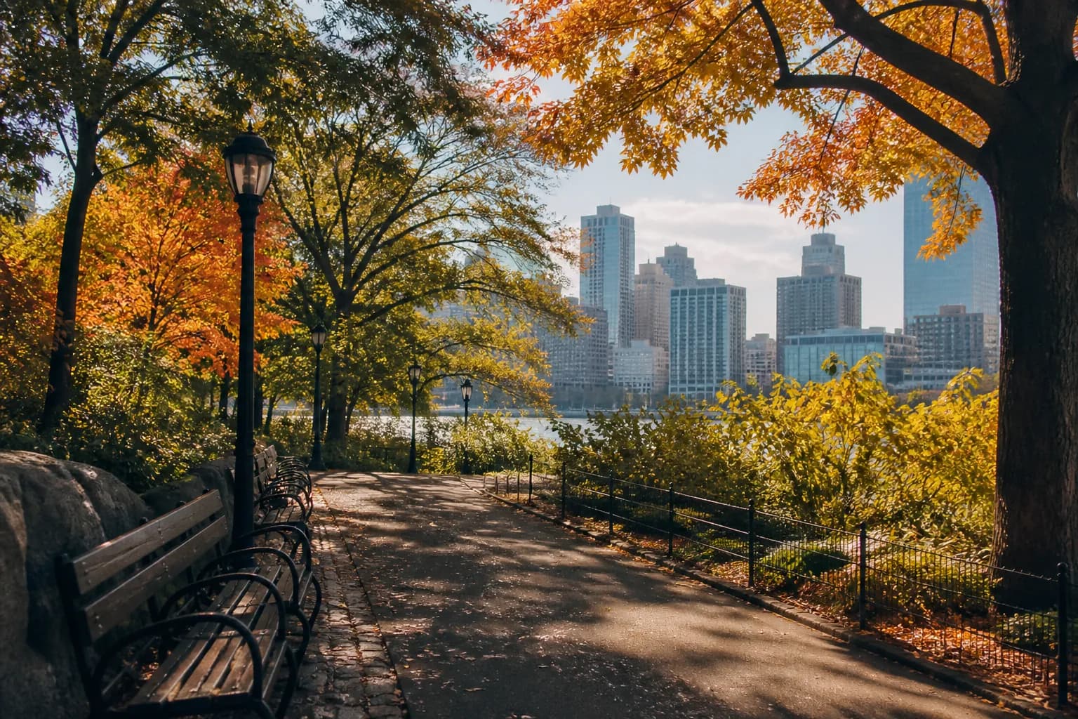 Cover image for Quiet Fall Foliage Spots NYC Low-Crowd Fall Foliage Route Through NYC Parks in NYC.