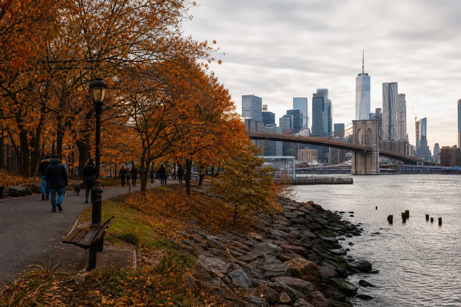 Local NYC scene for Quiet Fall Foliage Spots NYC Low-Crowd Fall Foliage Route Through NYC Parks.
