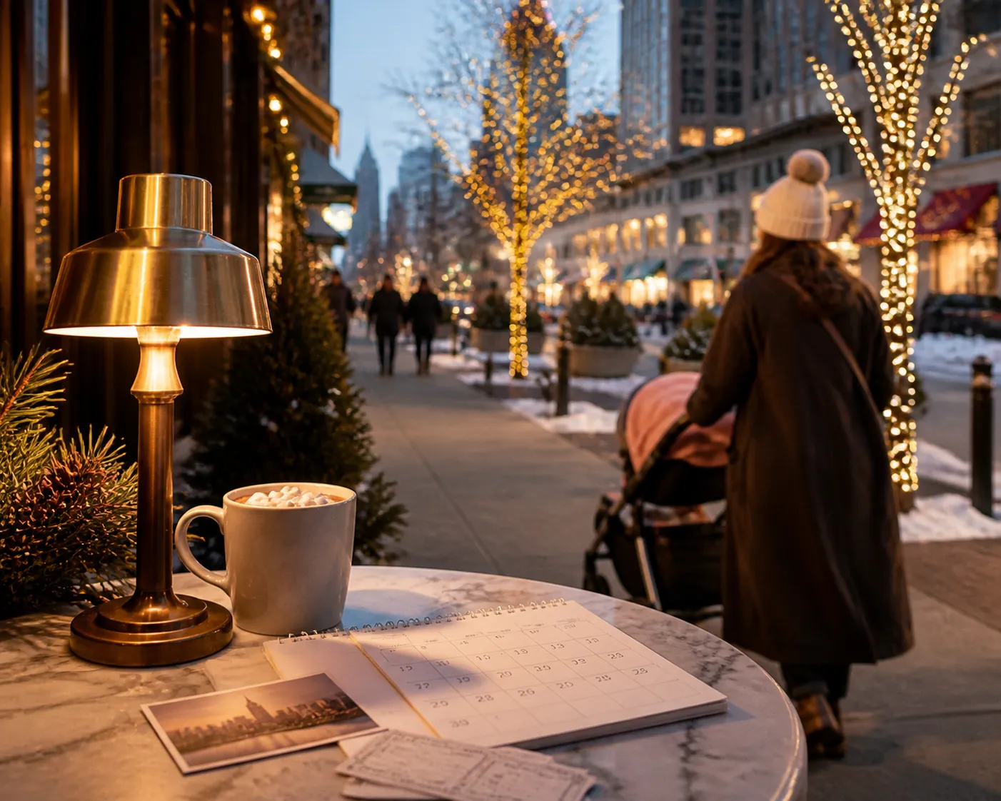 Inline image for Stroller Friendly Christmas Lights NYC Stroller-Friendly NYC Holiday Lights Route in NYC.