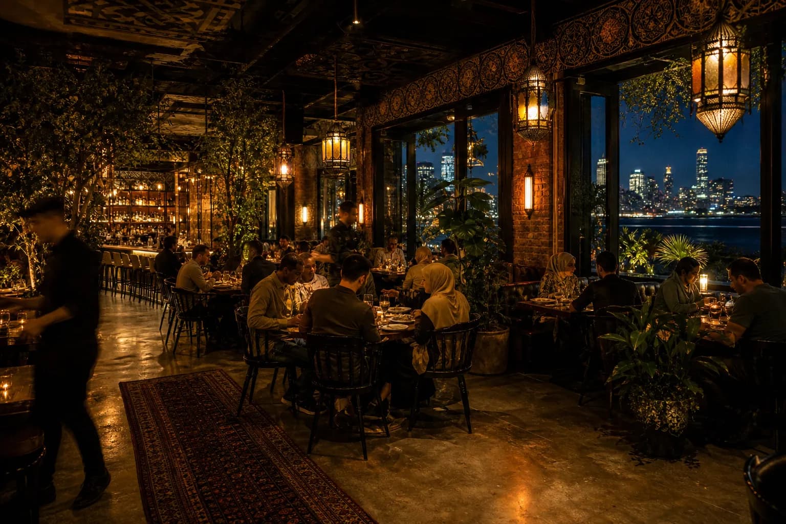 Local NYC scene for Suhoor Restaurants NYC Where To Find Late-Night Suhoor During Ramadan.