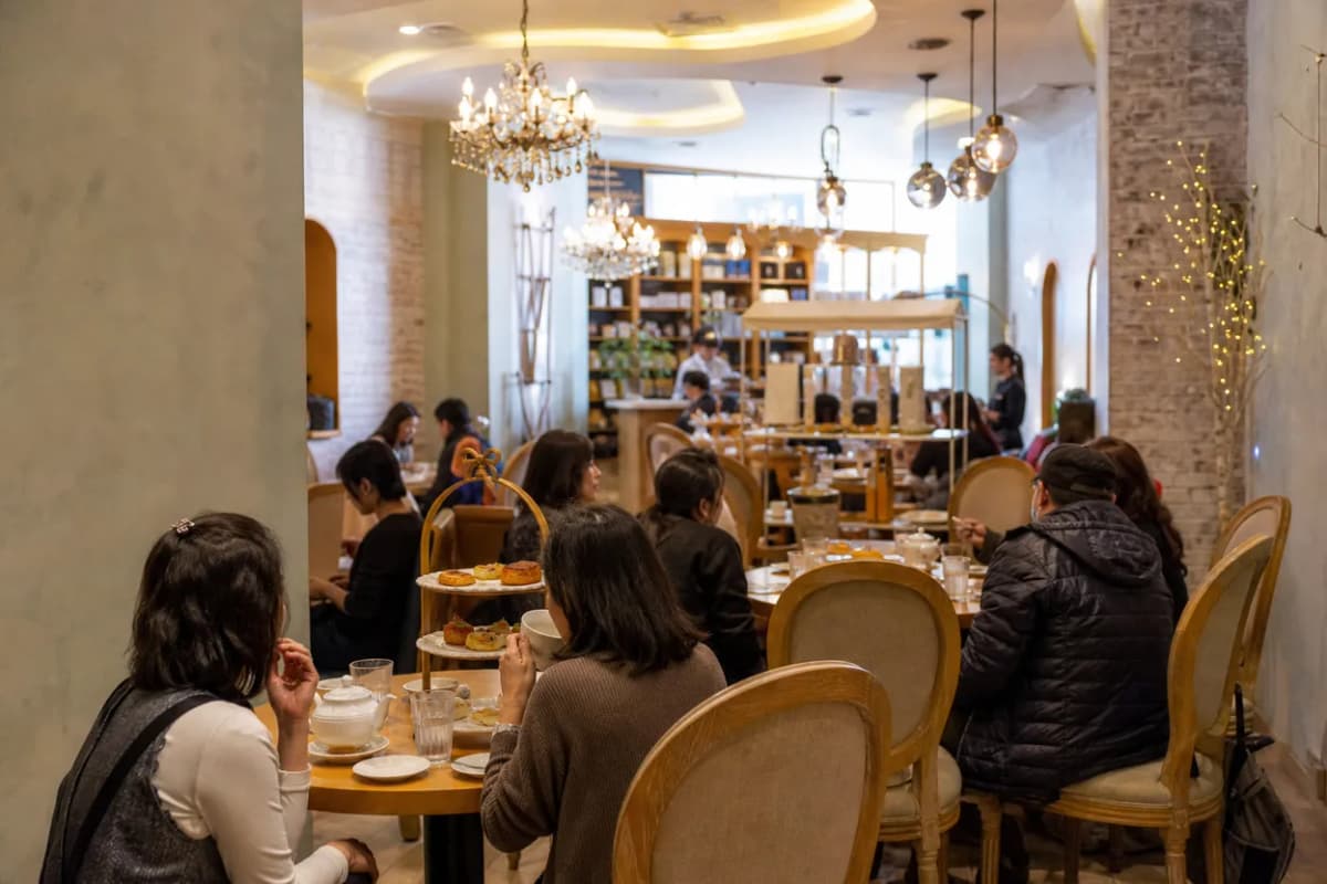 Cover scene for Prince Tea House Flushing: A Dessert-and-Tea Plan After Shopping