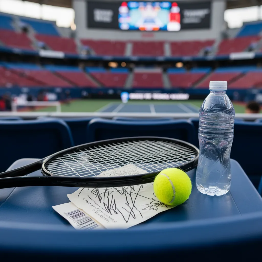 Fans watching a fast-paced indoor racket sport match