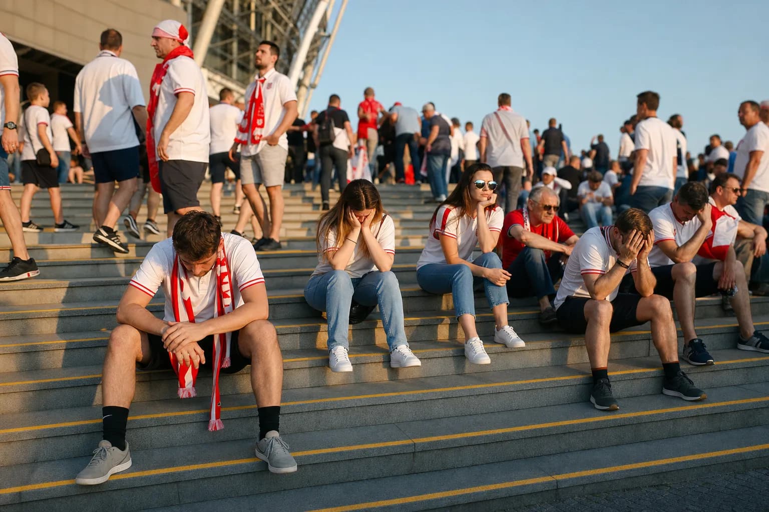World Cup supporters navigating Dallas · Atlanta · Miami · Kansas City during match day.
