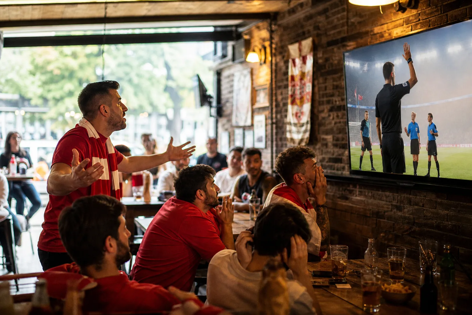 World Cup supporters navigating Dallas · Atlanta · Miami · Kansas City during match day.