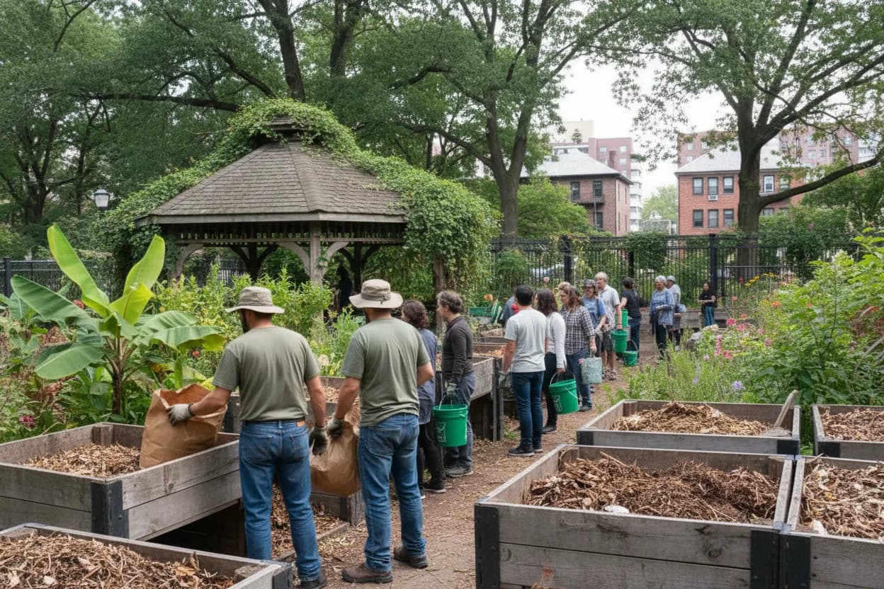 Cover scene for Queens Botanical Garden Compost Tour for Adults Who Want a Useful Errand