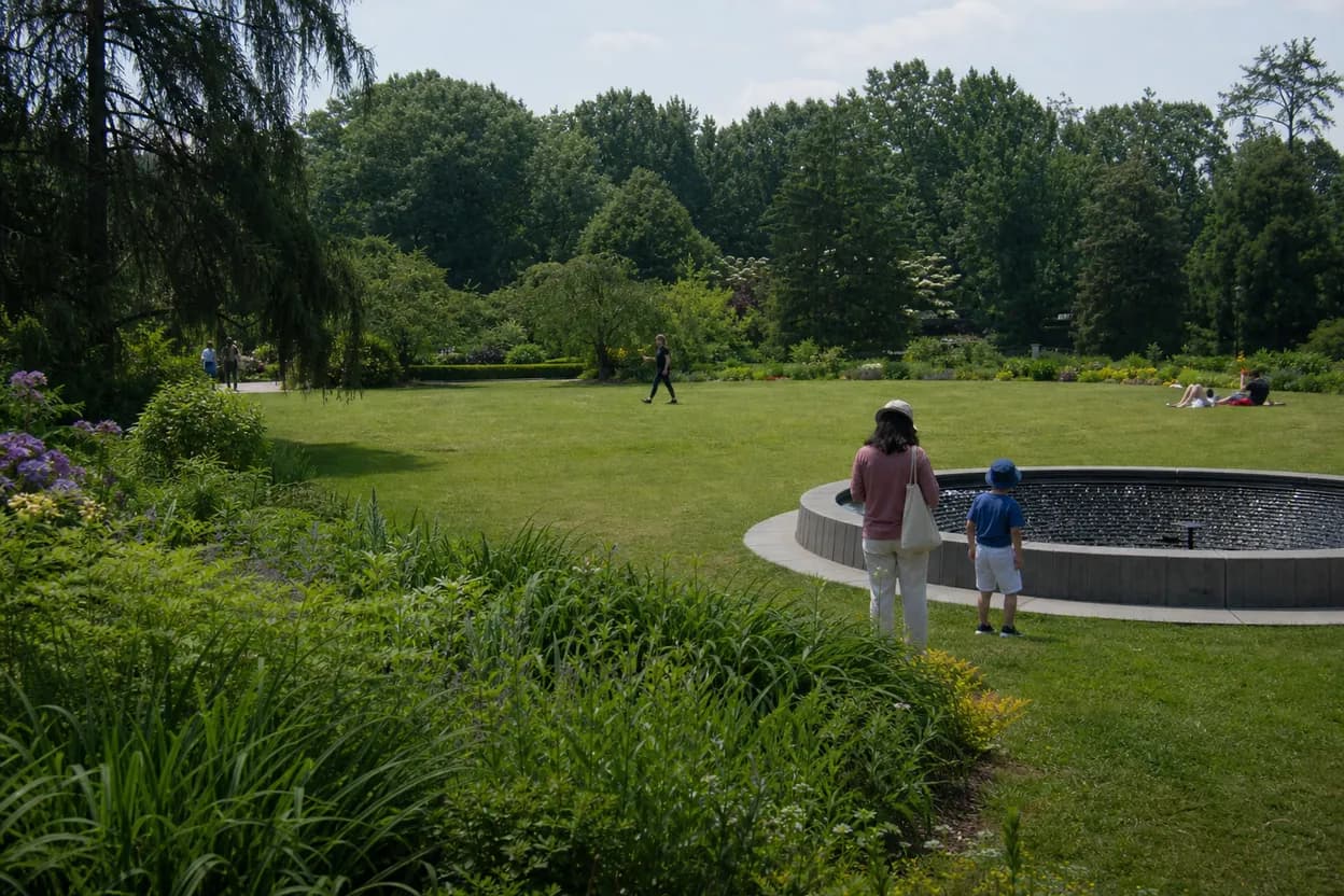 Cover scene for Queens Botanical Garden With a Stroller: A Calm Weekend Plan Near Flushing