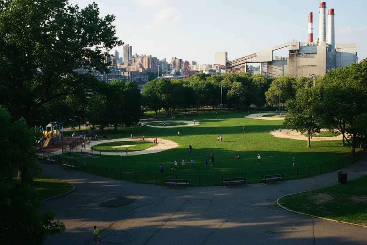 Cover scene for Queensbridge Baby Park Splash Stop Before the F Train Ride Home