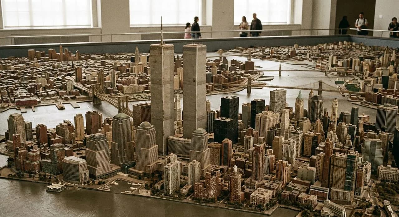 The Panorama of the City of New York — a room-sized 1964 map you can walk around