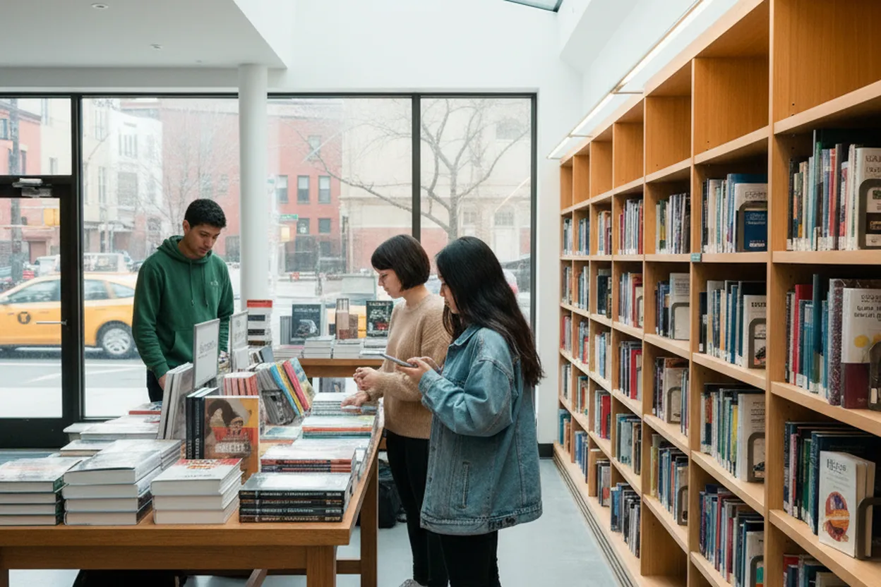 NYC experience scene for Queens College Bookstore Check: Buy Now or Wait for the Syllabus