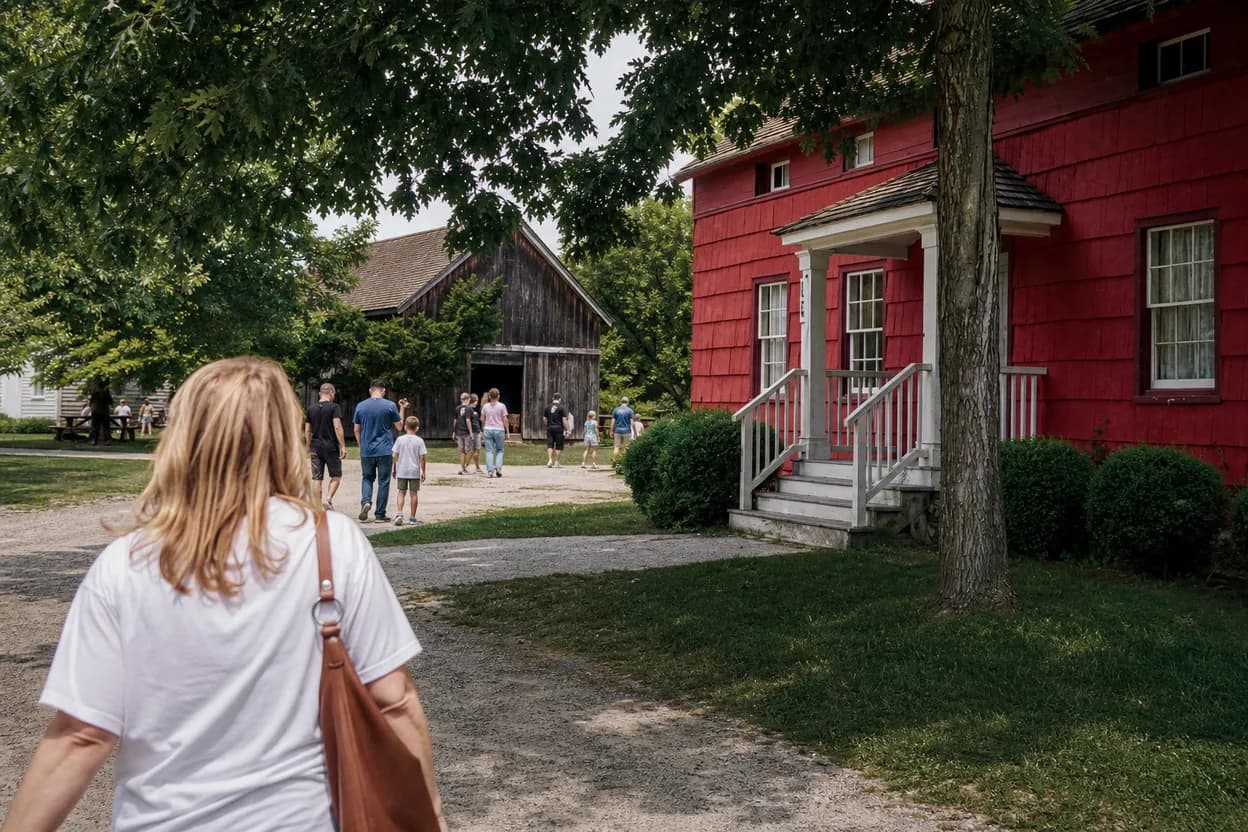 NYC experience scene for Queens County Farm Museum Farmstand Morning: A Low-Lift Weekend Plan for Fresh Produce and Shade