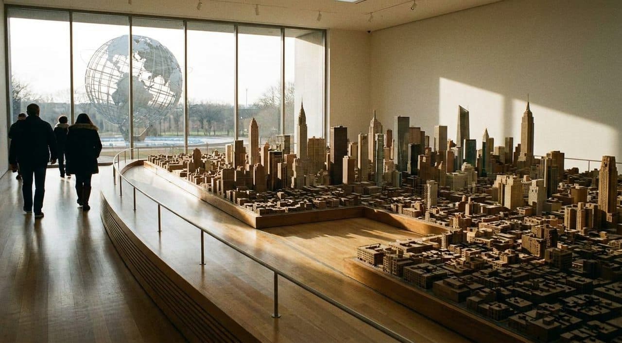 The Panorama of New York City Is Free Every Sunday Afternoon - scene