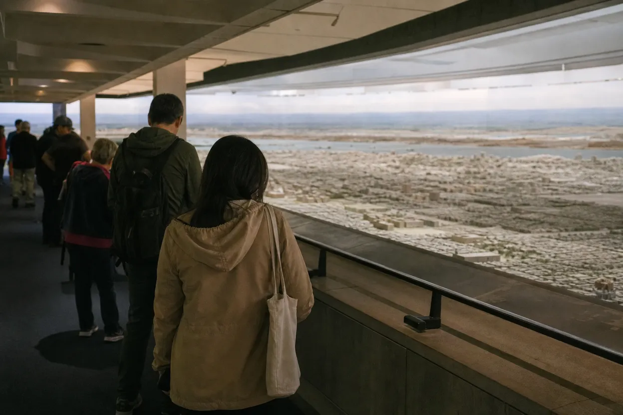 NYC experience scene for Queens Museum Panorama: A Giant-City Detour for Map People